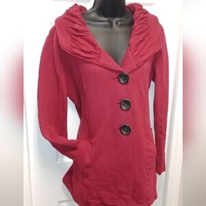 Neon Buddha rose colored coat